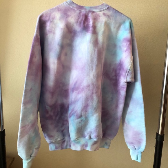 Hand Tie Dyed Sweatshirt NWOT - Picture 3 of 3